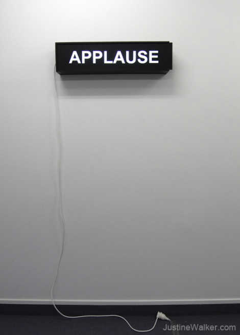 Untitled (APPLAUSE), Multimedia, 740x180x120mm, 2008